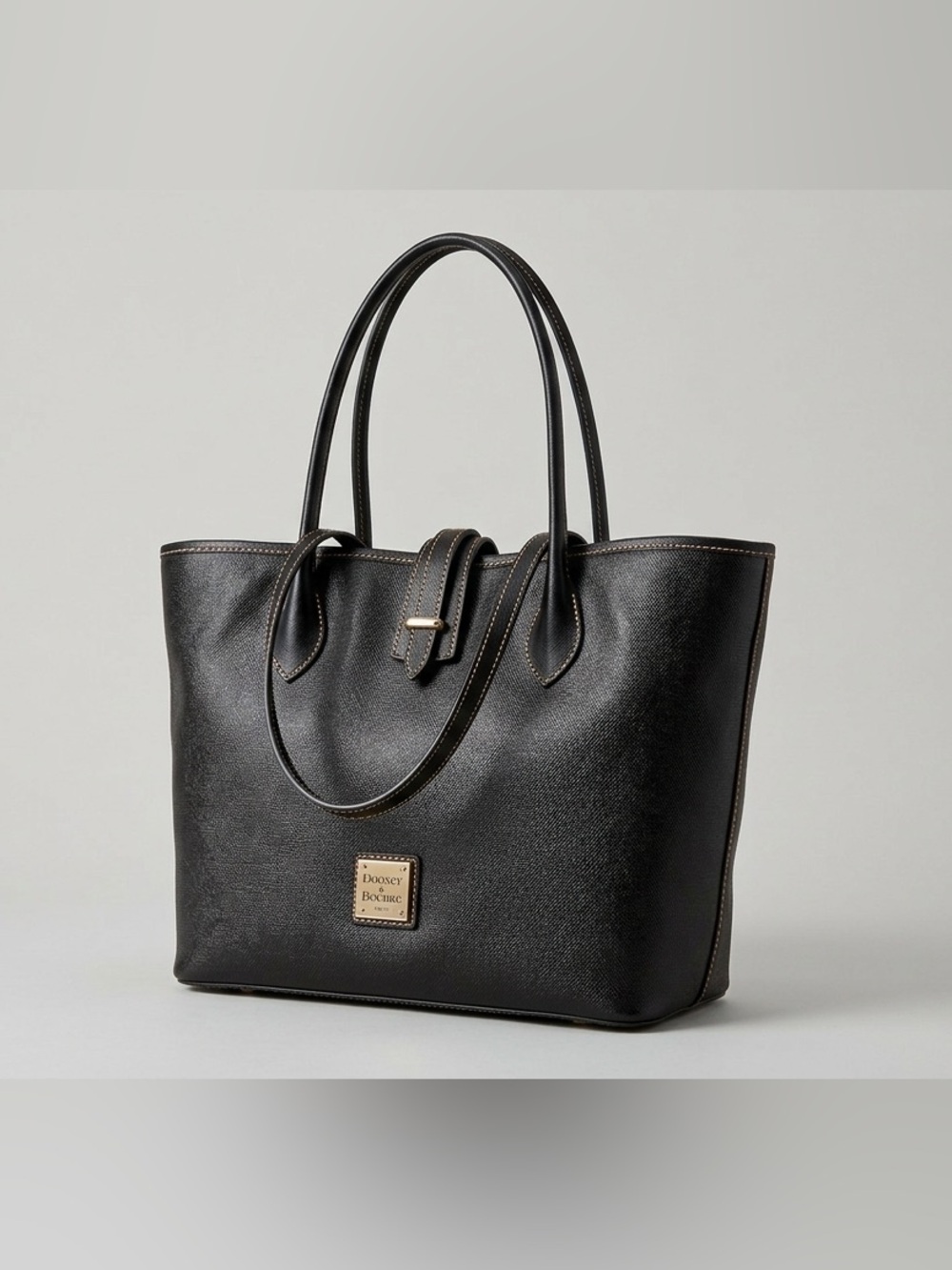Dooney & Bourke Black Saffiano Tote